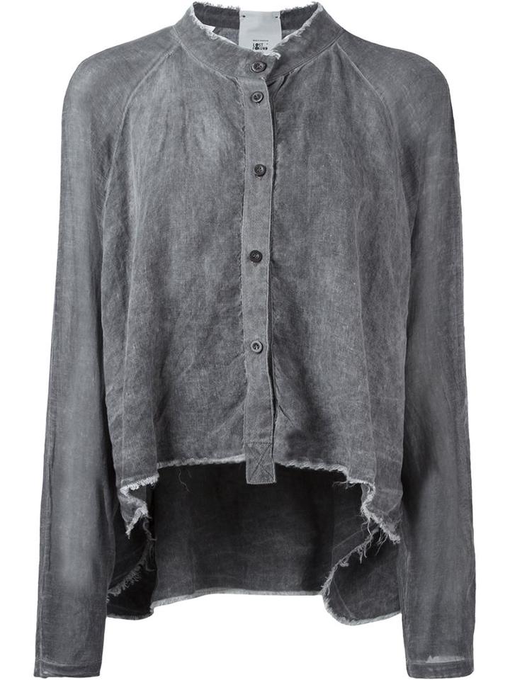 Lost & Found Rooms Loose Fit Band Collar Shirt