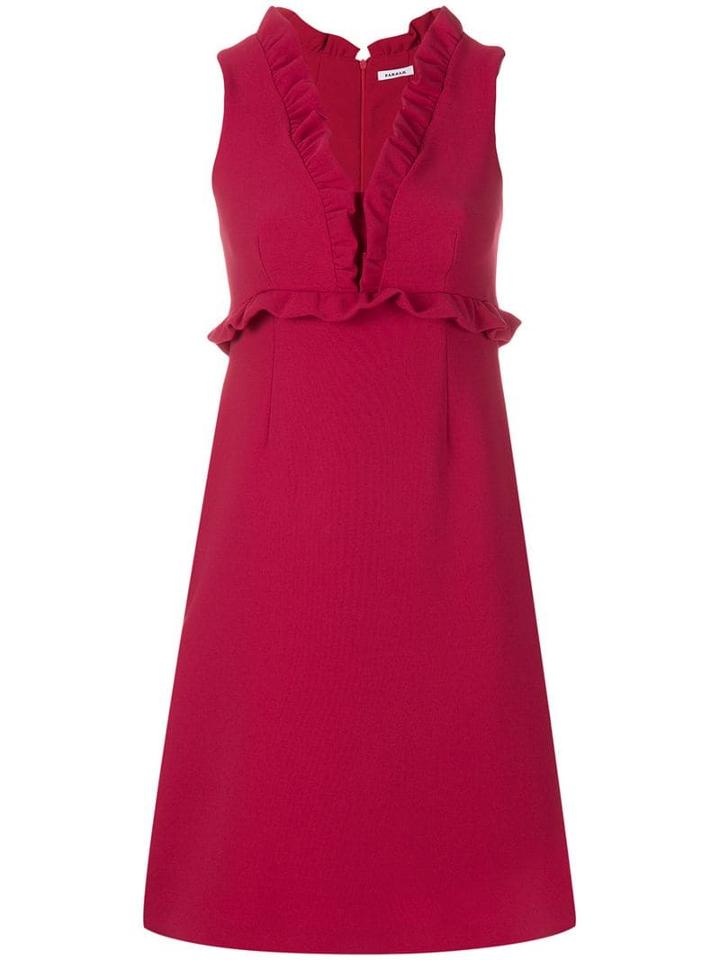 P.a.r.o.s.h. V-neck Ruffle Dress - Pink