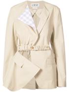 Loewe Asymmetric Patchwork Jacket - Grey