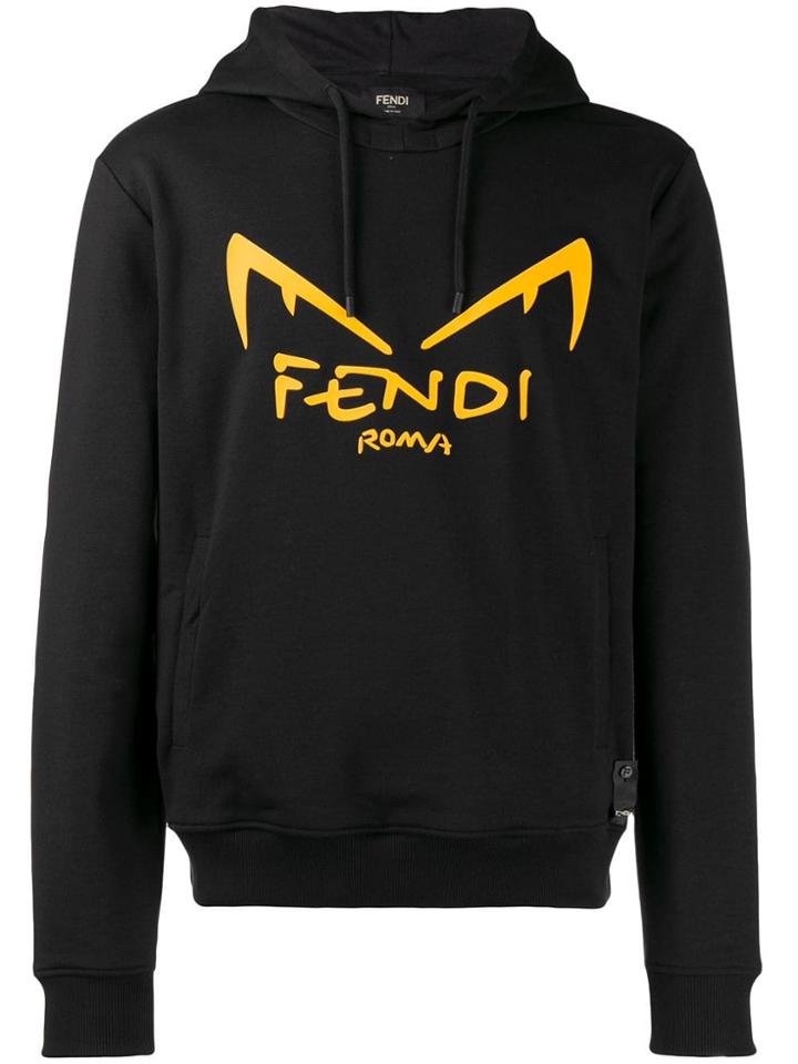 Fendi Diabolic Eyes Hoodie - Black