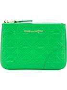 Comme Des Garçons Wallet 'colour Embossed A' Purse - Green