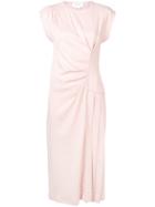 Sportmax Wrap Style Pleated Dress - Pink