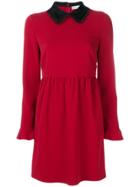 Red Valentino Bow Collar Dress