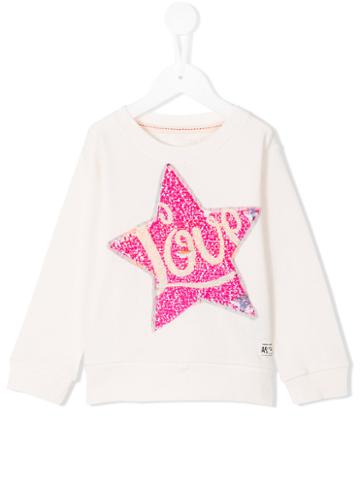 American Outfitters Kids - Sequin Star Sweatshirt - Kids - Cotton - 4 Yrs, Toddler Unisex, Nude/neutrals, Cotton