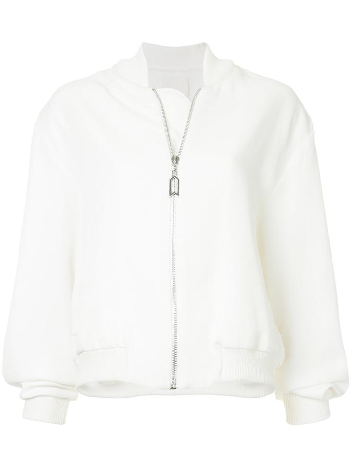 Dion Lee Soft Trench Bomber Jacket - White