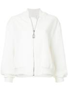Dion Lee Soft Trench Bomber Jacket - White