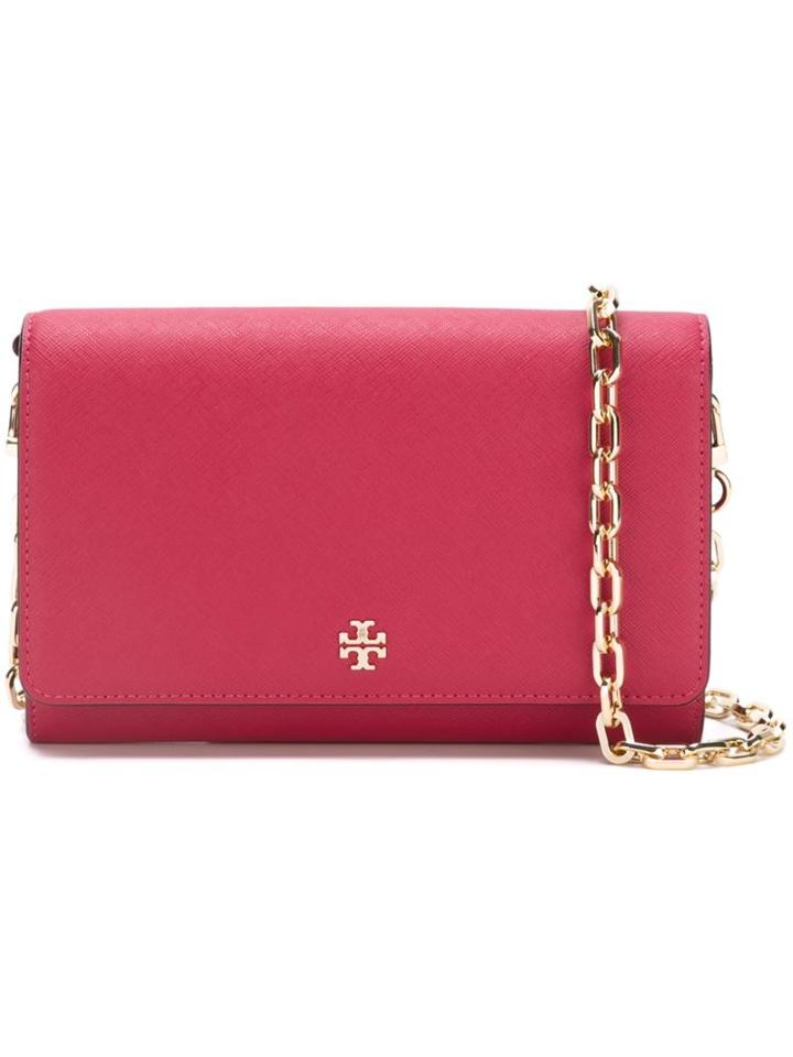 Tory Burch 'robinson' Chain Crossbody Bag, Women's, Pink/purple