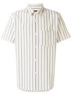 A.p.c. Striped Button Shirt - Nude & Neutrals