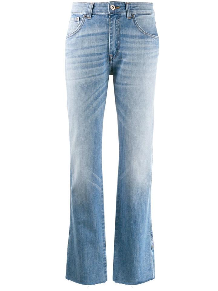 Gentry Portofino Mid Rise Bootleg Jeans - Blue