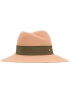 Maison Michel Charles Hat, Women's, Size: Medium, Nude/neutrals, Rabbit Fur Felt/xenopeltis Unicolor (sunbeam Snake)