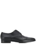Boss Hugo Boss Embossed Leather Derby Shoes - Black