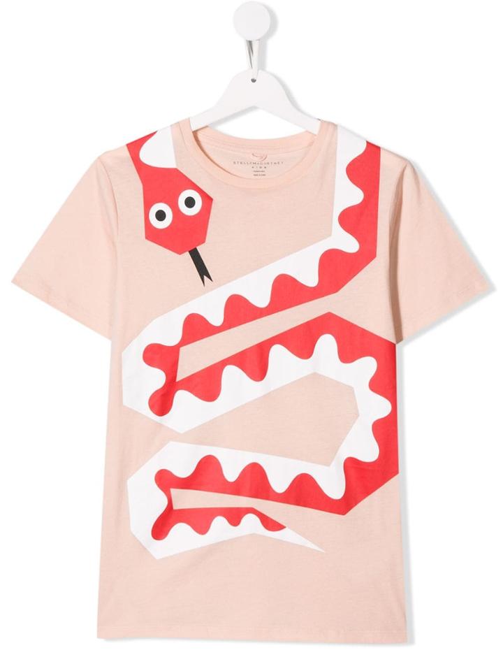 Stella Mccartney Kids Teen Snake T-shirt - Pink