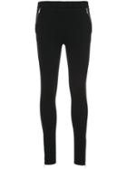 Ralph Lauren Collection Zip Detail Skinny Trousers - Black