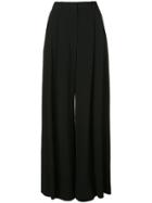 The Row Plain Palazzo Pants - Black