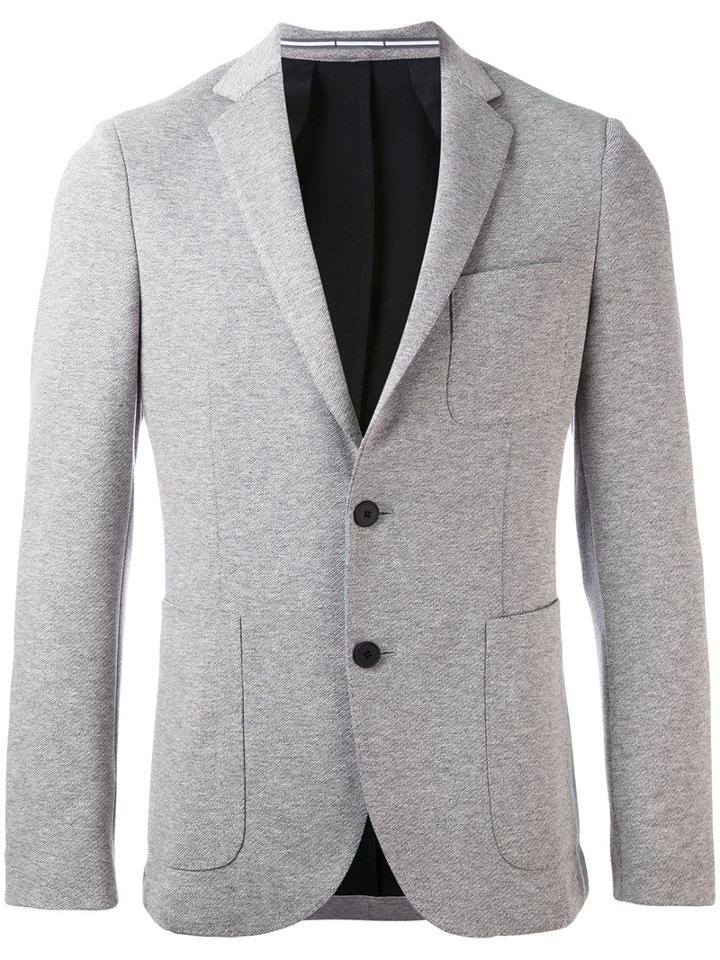 Boss Hugo Boss - Smart Blazer - Men - Cotton/elastodiene/polyester/polyimide - 50, Grey, Cotton/elastodiene/polyester/polyimide