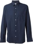 Aspesi Checked Shirt, Men's, Size: L, Blue, Cotton