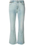 Acynetic Flared Cropped Jeans - Blue