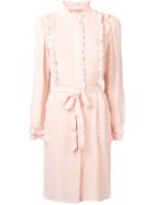 Twin-set Ruffled Blouse Dress - Pink