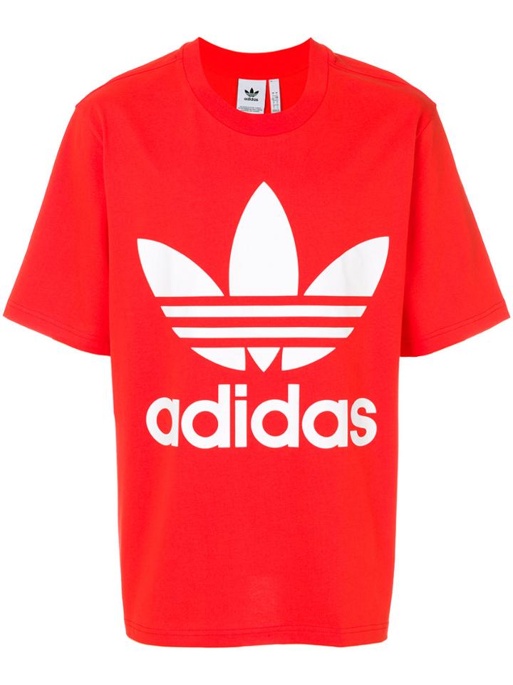 Adidas Originals Adidas Originals Trefoil T-shirt - Yellow & Orange