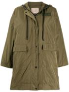 Twin-set Logo Drawstring Jacket - Green