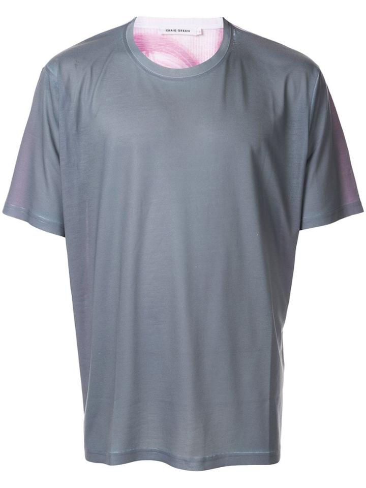 Craig Green Color Block T-shirt - Grey