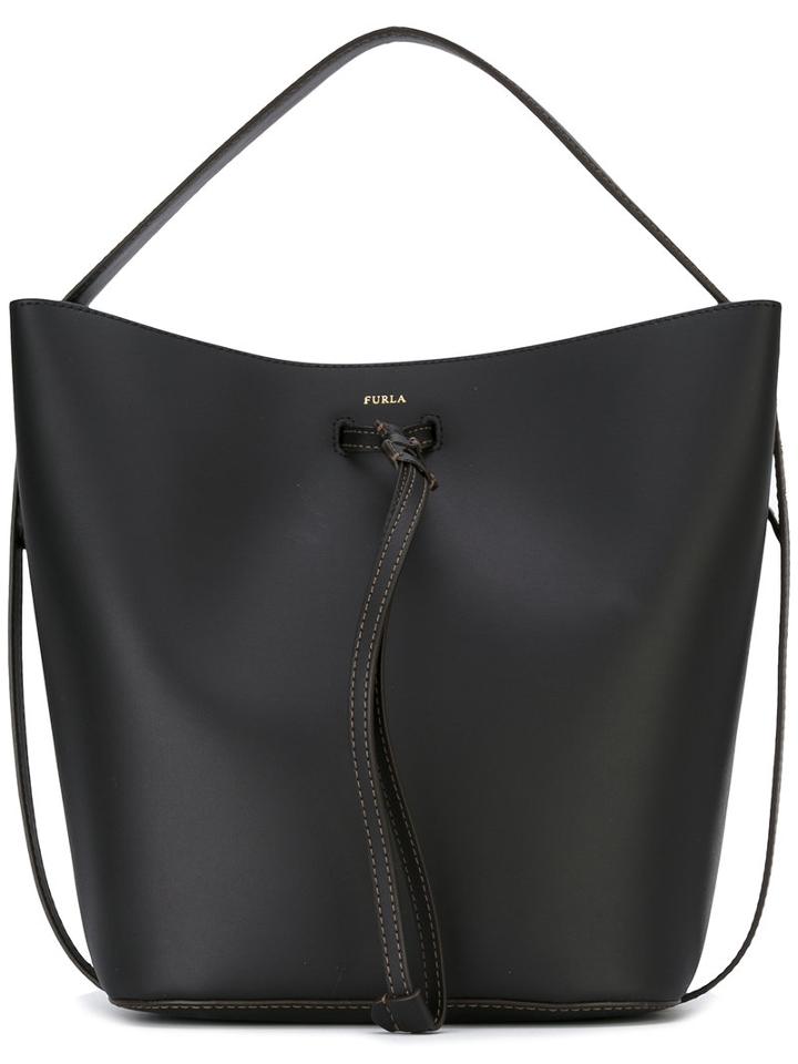 Furla - Top Handle Bucket Bag - Women - Leather - One Size, Women's, Grey, Leather