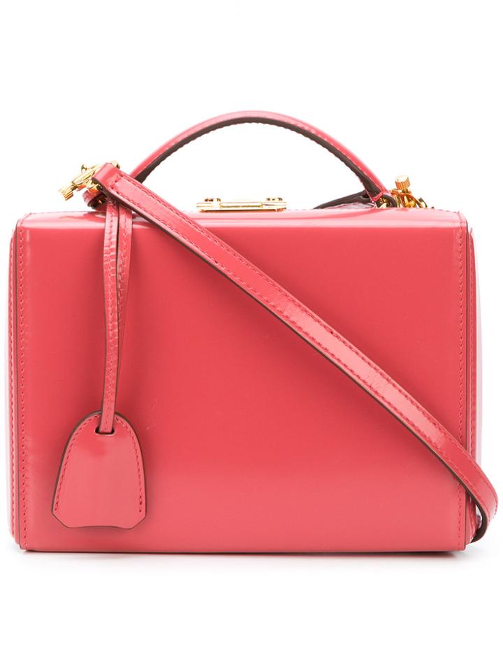 Mark Cross Small Grace Box Handbag - Pink & Purple
