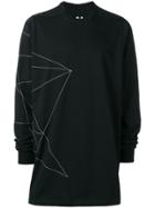 Rick Owens Geometric Print Sweatshirt - Black