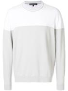 Michael Kors Collection Colour Block Sweatshirt - Grey