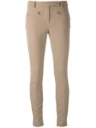 Loro Piana - Devin Trousers - Women - Cotton/spandex/elastane - 40, Nude/neutrals, Cotton/spandex/elastane