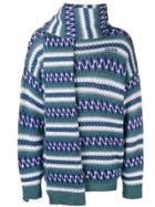 Balenciaga Fairisle Jumper - Blue