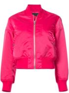 Rag & Bone Wesley Bomber Jacket - Pink & Purple