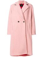 Ps By Paul Smith Double Breasted Coat - Pink & Purple