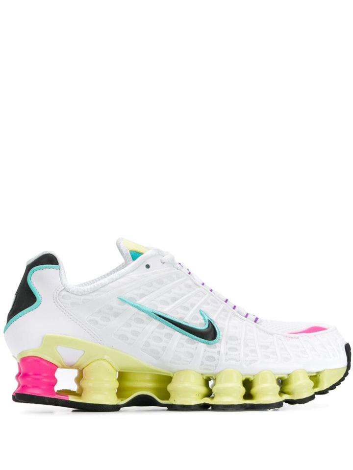 Nike Shox Lace-up Sneakers - White