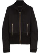 Haider Ackermann Elongated Hem Zip-front Hoodie - Black