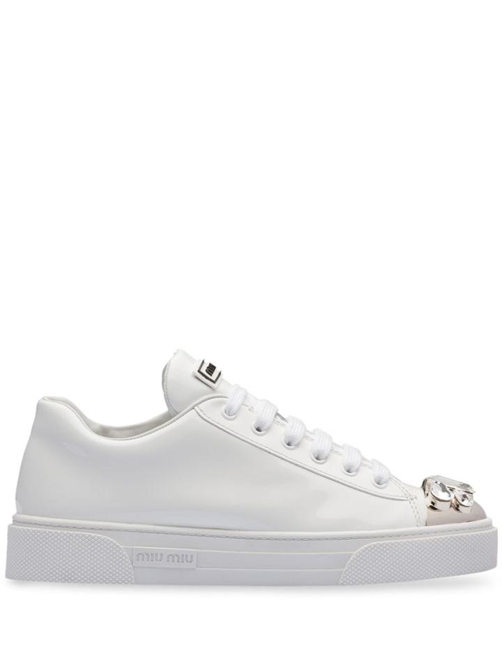 Miu Miu Low-top Sneakers - White