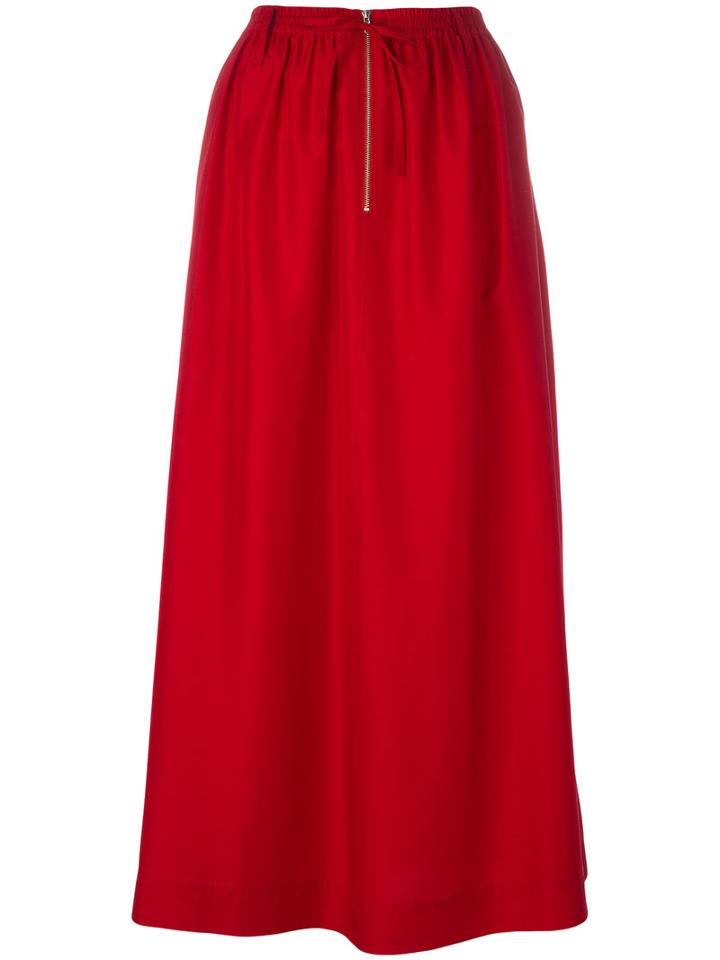 Joseph - Maxi Skirt - Women - Silk - 40, Red, Silk