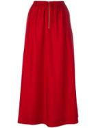 Joseph - Maxi Skirt - Women - Silk - 40, Red, Silk