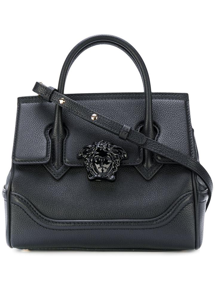 Versace - Palazzo Empire Tote - Women - Calf Leather - One Size, Black, Calf Leather
