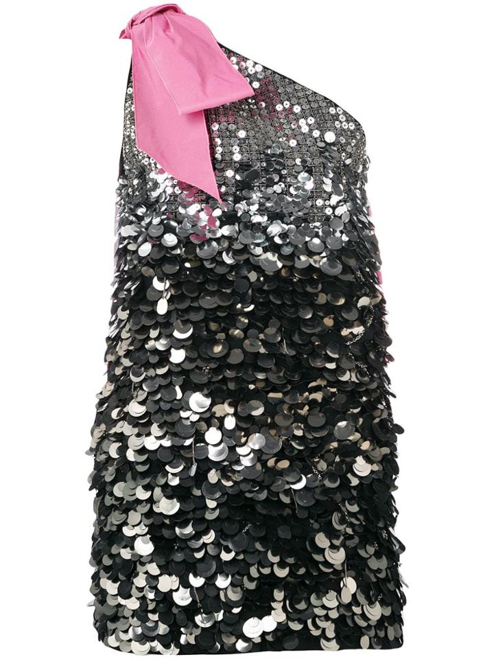 Nº21 Sequin One-shoulder Dress - Pink