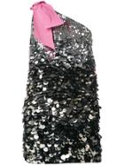 Nº21 Sequin One-shoulder Dress - Pink