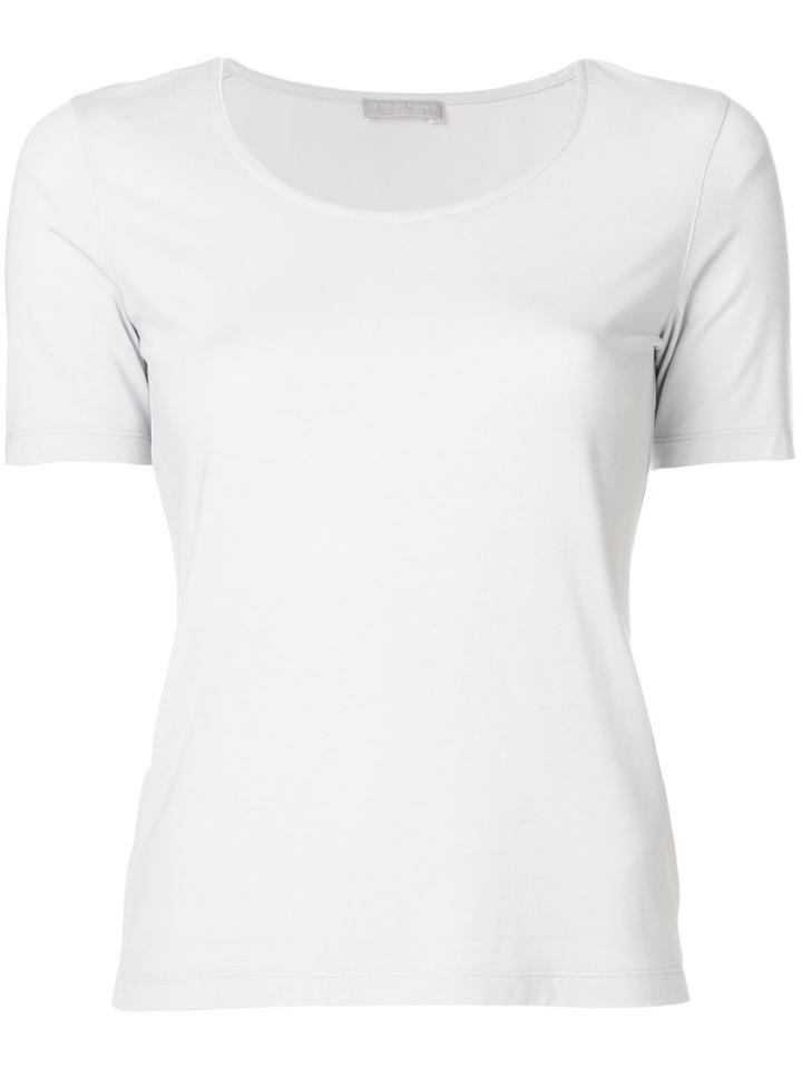 Le Tricot Perugia Classic Fitted T-shirt - Grey