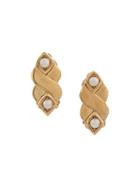 Nina Ricci Pre-owned 1980s Clip-on Earrings - Gold