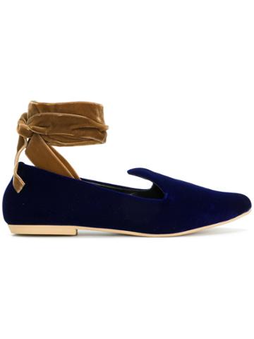 Gia Couture Nikko Ballerinas - Blue