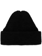 Universal Works Rib Knit Beanie - Black