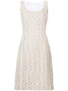 Oscar De La Renta A-line Midi Dress - White