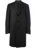Canali Waterproof Coat, Men's, Size: 54, Grey, Cupro/wool