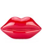 Lulu Guinness - Lip Shaped Clutch - Women - Methyl Methacrylate - One Size, Women's, Red, Methyl Methacrylate
