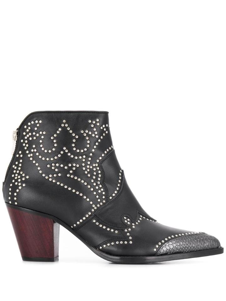 Zadig & Voltaire Cara Stud Boots - Black