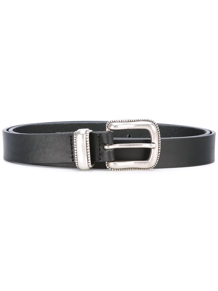 Magda Butrym - Classic Buckle Belt - Women - Leather - One Size, Black, Leather